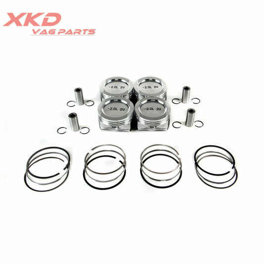 Piston Rings Set for VW for Jetta for Bora for Golf MK4 for Passat B5 Beetle 2.0 85KW