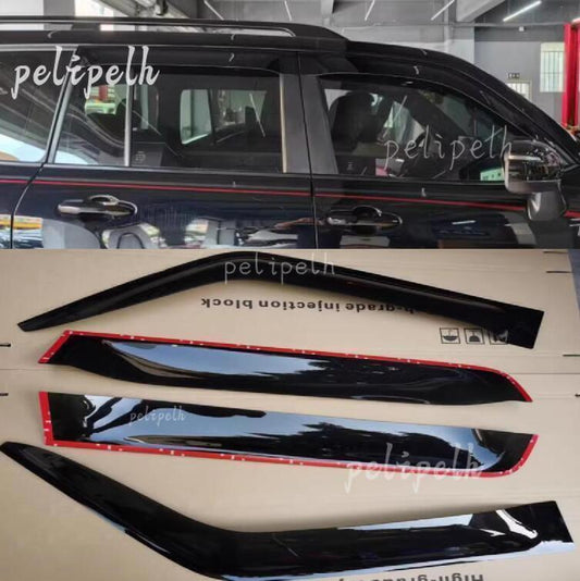 for Lexus LX600 2022-2024 Smoke Window Door Visors Rain Sun Guard Vent Shielding