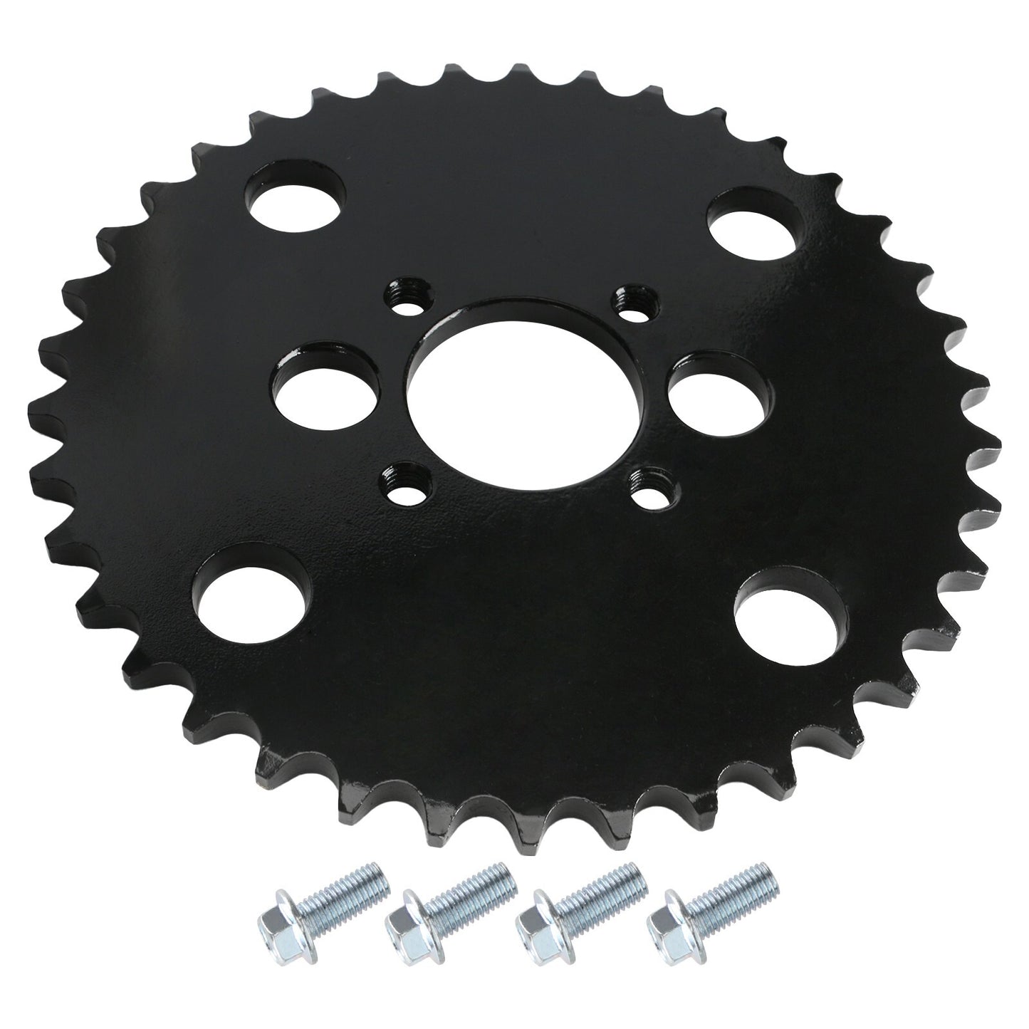 46T 520 Chain Rear Axle Sprocket + Bolt for Pit Bikes, ATVs, 4-Wheeler