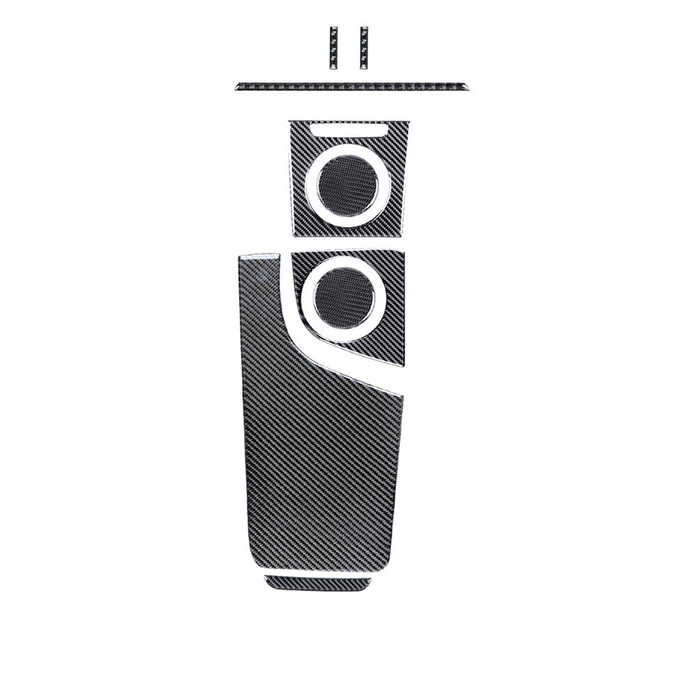10x carbon fiber center console panel trim for Porsche Taycan 2019-2022