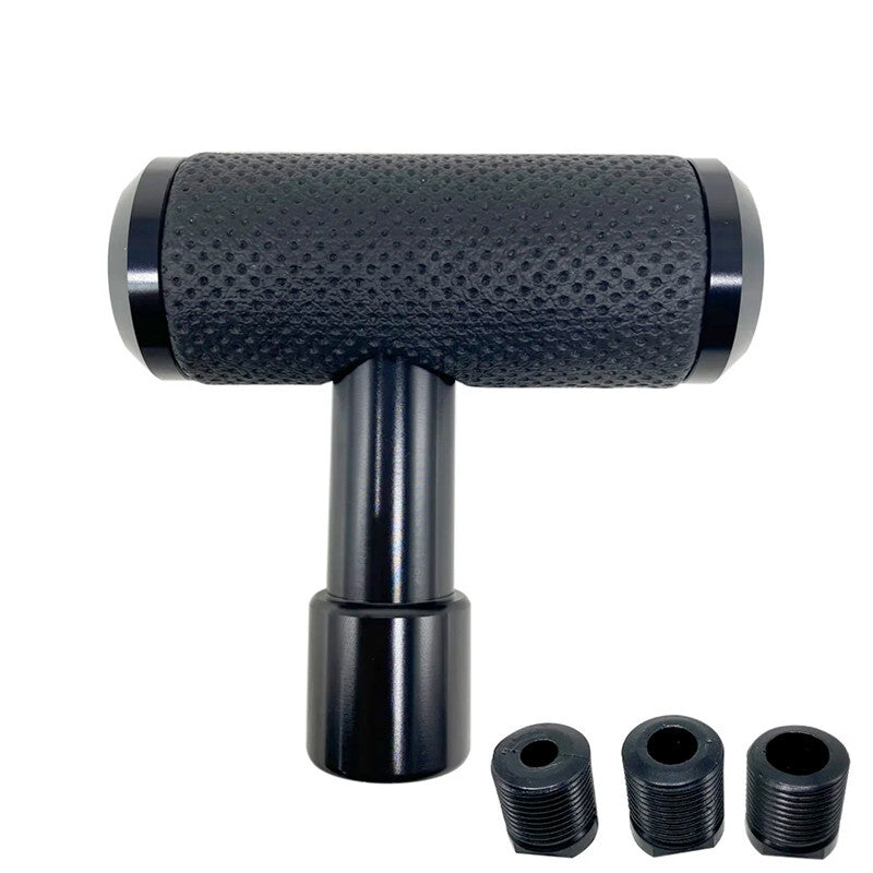 Car T Speed Leather Shift Gear Handball Manual Shifter Lever Head Knob Head Kit