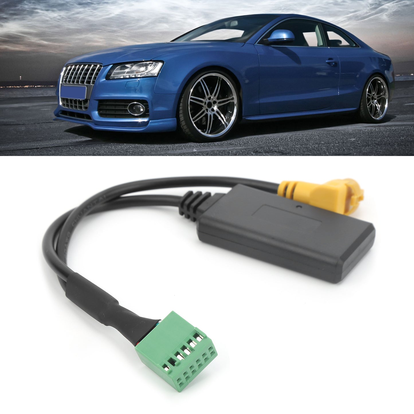 Hot 4Pin 12Pin Car 5.0 Audio Cable Microphone Handsfree Adapter Part For MMI AMI