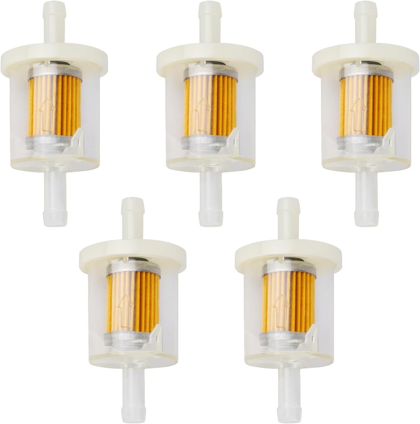 5x 691035 1/4 Inline Fuel Filter for Kawasaki 49019-7001 49019-7005 49019-0027