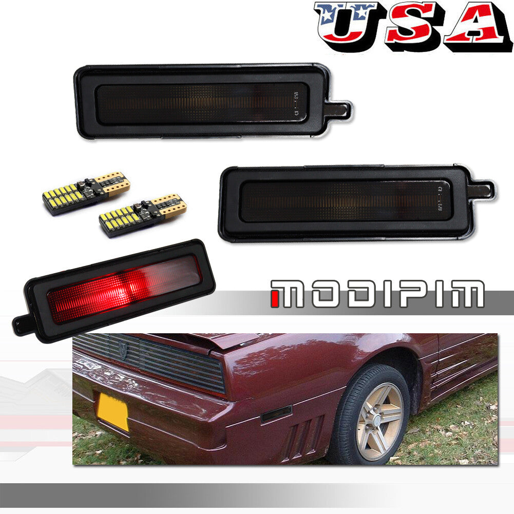 Rear side marker light with red LED light suitable for 82-92 for Pontiac Trans Am Firebird