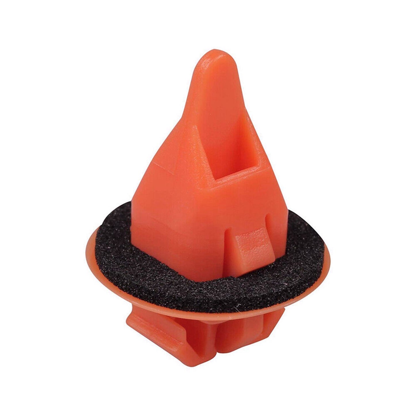 Set of 50 Orange Nylon Fender Retainer Clips w/ Sealer for Toyota 75395-35070