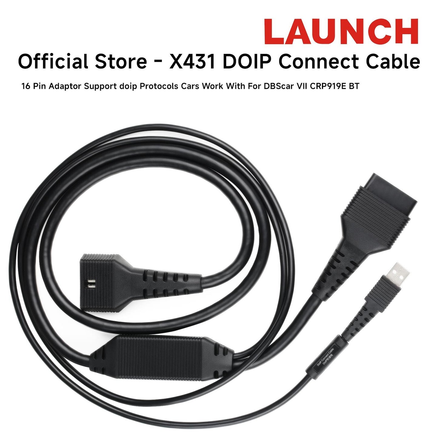LAUNCH DOIP Adapter Cable for Devices with CAR VII Bluetooth Connectors HK