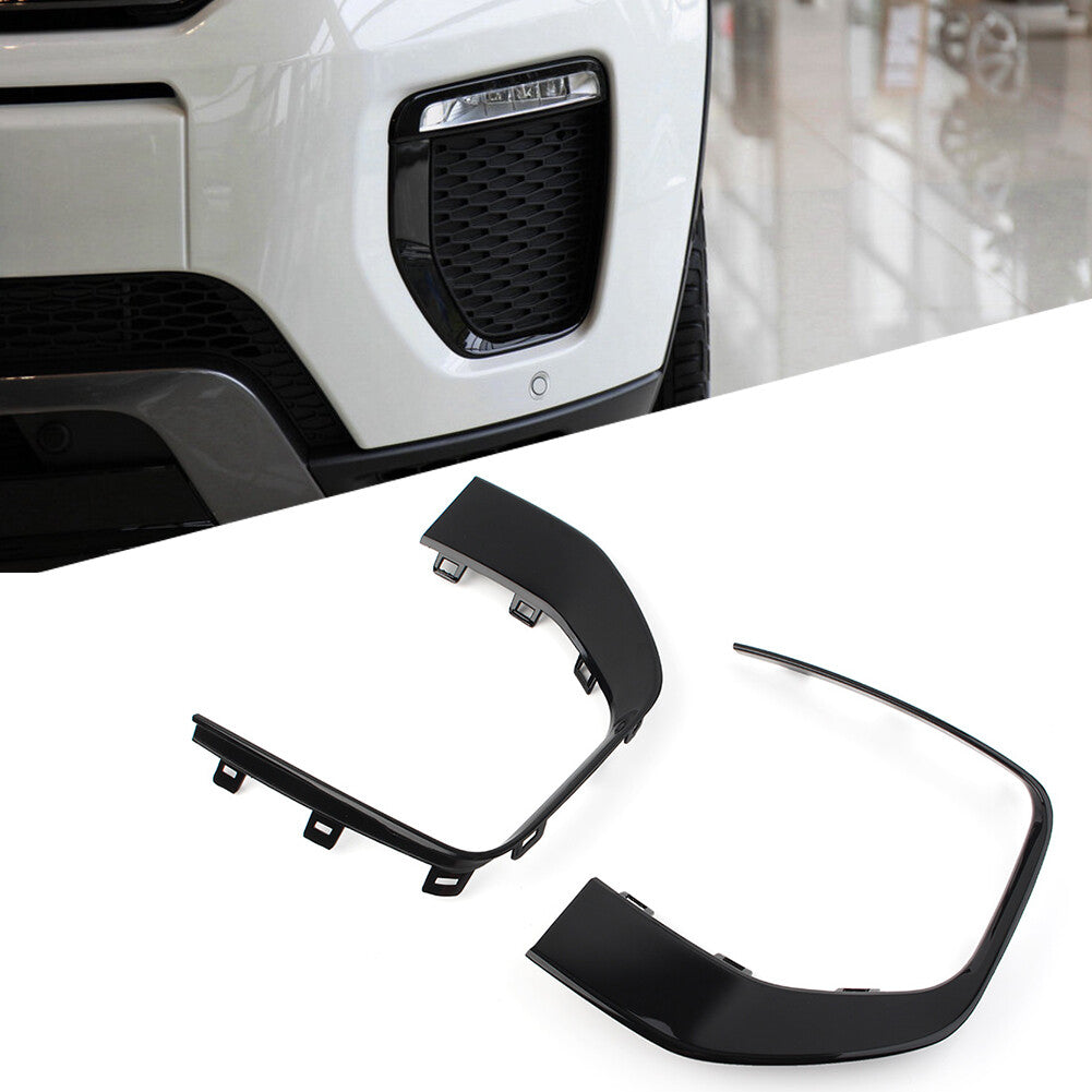 Front Fog Light Lamp Surround Trim Fit for Land Rover for Range Rover Evoque 2016-2019