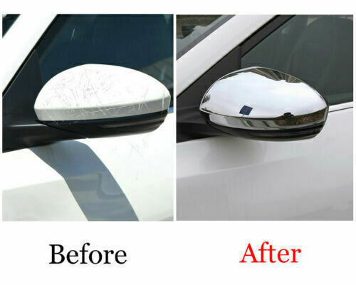 2P ABS Chrome RearView Side Mirror Moulding Cover Trim for Nissan Sentra 20-2023