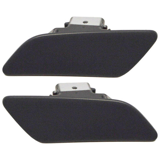 Pair HeadLight Washer Cover Lamp Powerwash Cap Fit for Porsche for Panamera 2014-16