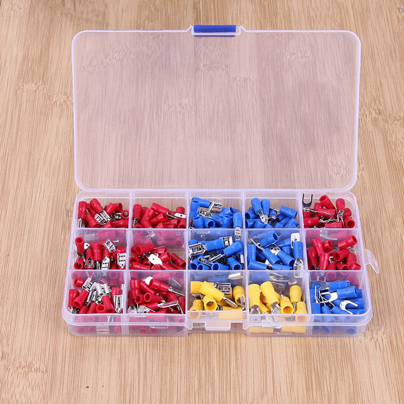 Electrical Wire Crimp Terminals Insulated Spade Butt Connectors Red Yellow Blue