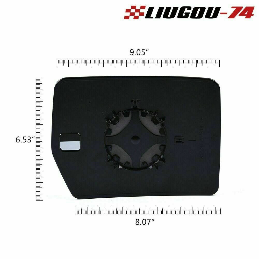 Suitable for 2011-2014 for Ford F150s, left-side driver's side view pickup mirror glass (new product).