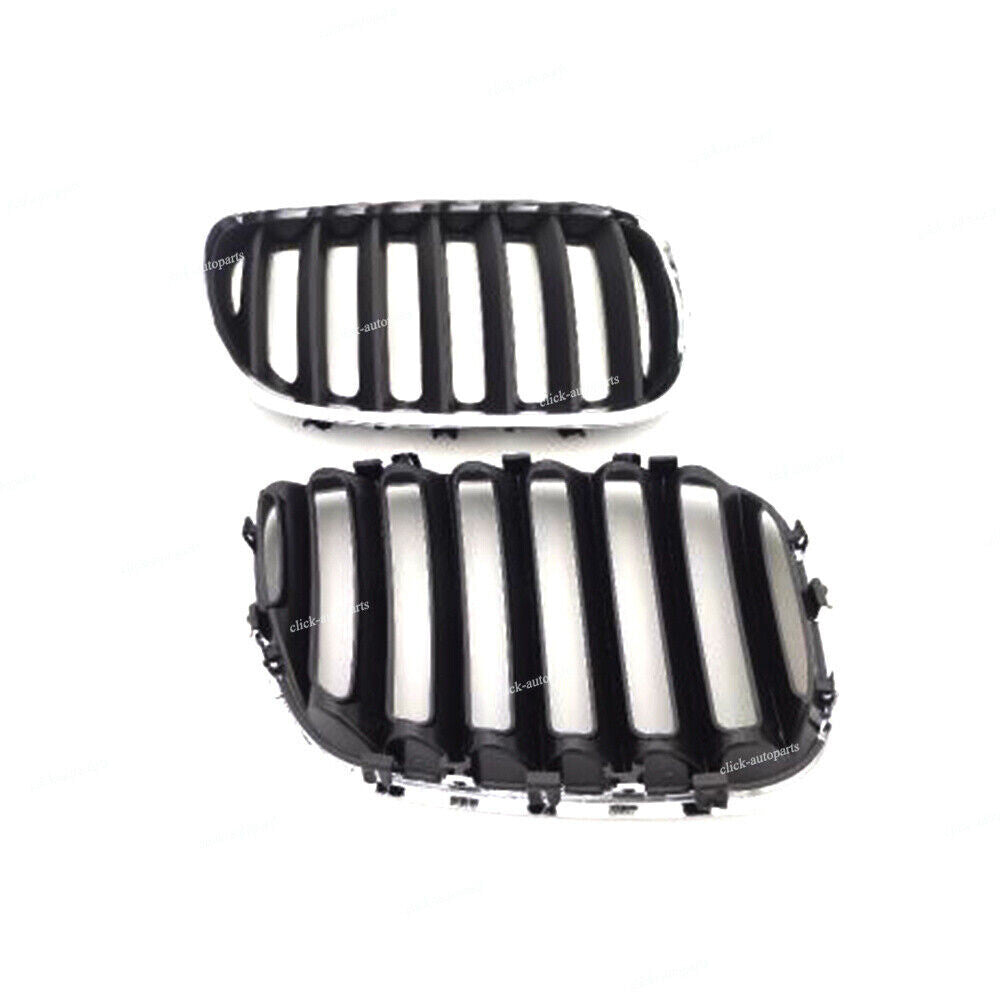 2pcs For 2003-2007 for BMW for X5 E53 Front Radiator Kidney Grille-Left Right