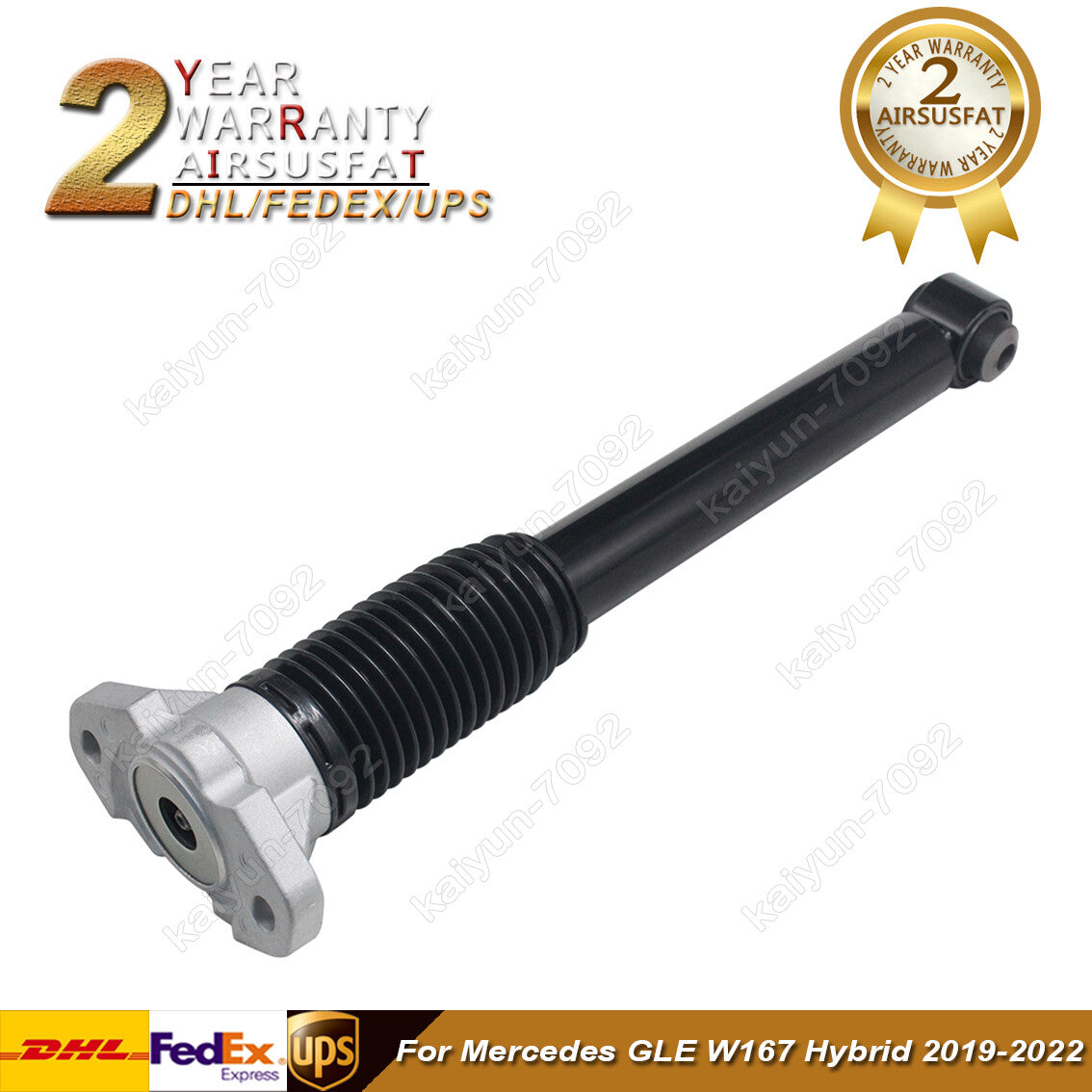 1x Rear Shock Absorber Strut W/O ADS for Mercedes Benz GLE W167 Hybrid 2019-2022