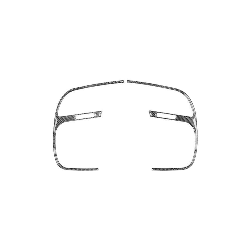 2Pcs Dashboard Air Vent Frame Trim Cover Carbon Fiber for Honda S2000 2000-2009