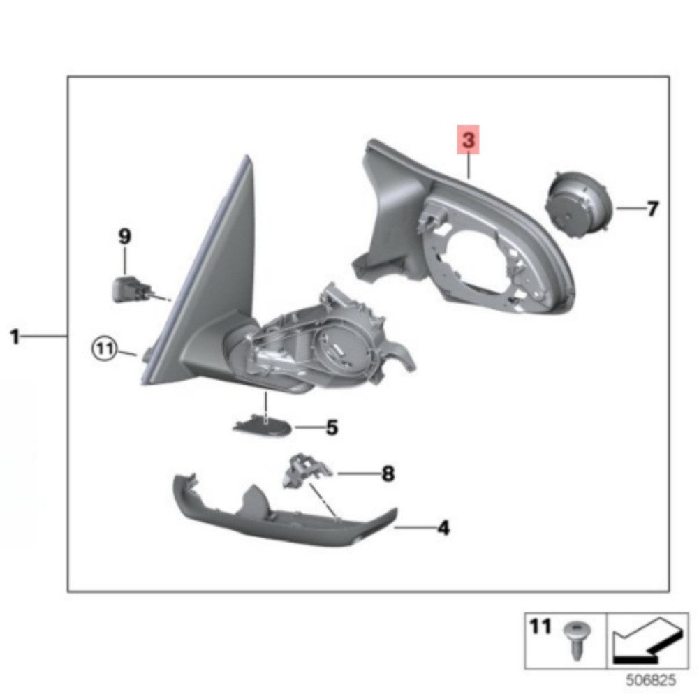 Turn Signal Lens for BMW X3M X4M X5M X6M 20-24