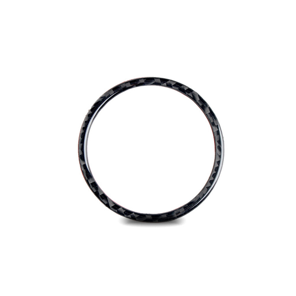 Carbon Fiber Interior Clock Circle Frame Cover Trim for Porsche Macan 2014-2019