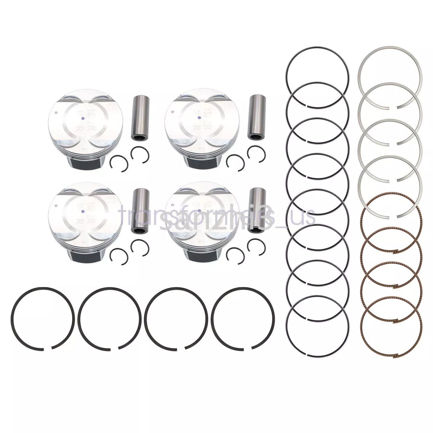 1.8L Set Pistons Rings Kit 25192330 55567940 For 2011-2018 for Chevy Sonic for Cruze