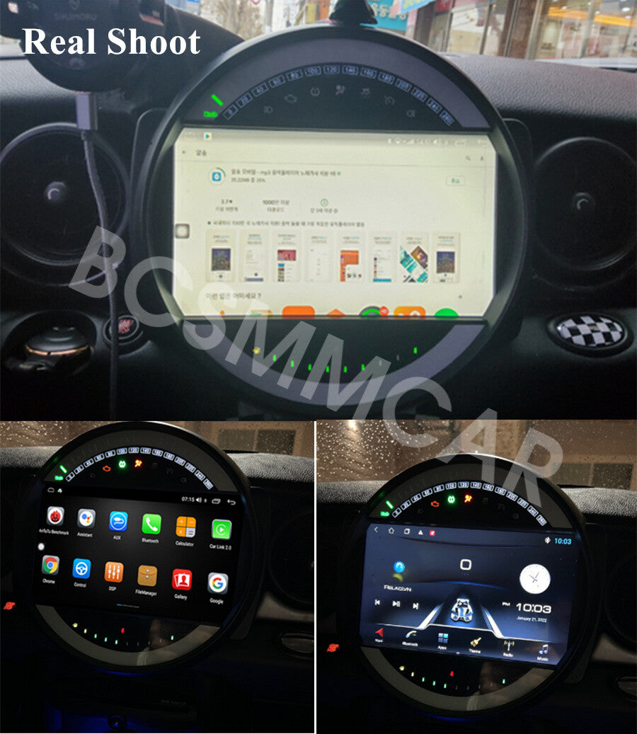 9in Car Radio For Carplay Android Auto Stereo Fit for BMW for Mini Cooper 2007-2013