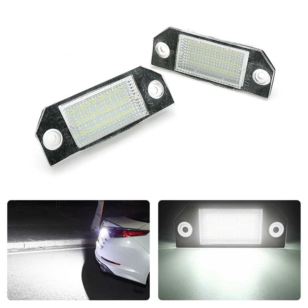 2x Number License Plate Lamp SMD LED Lights for Ford Focus C-MAX/MK2 2003-2019