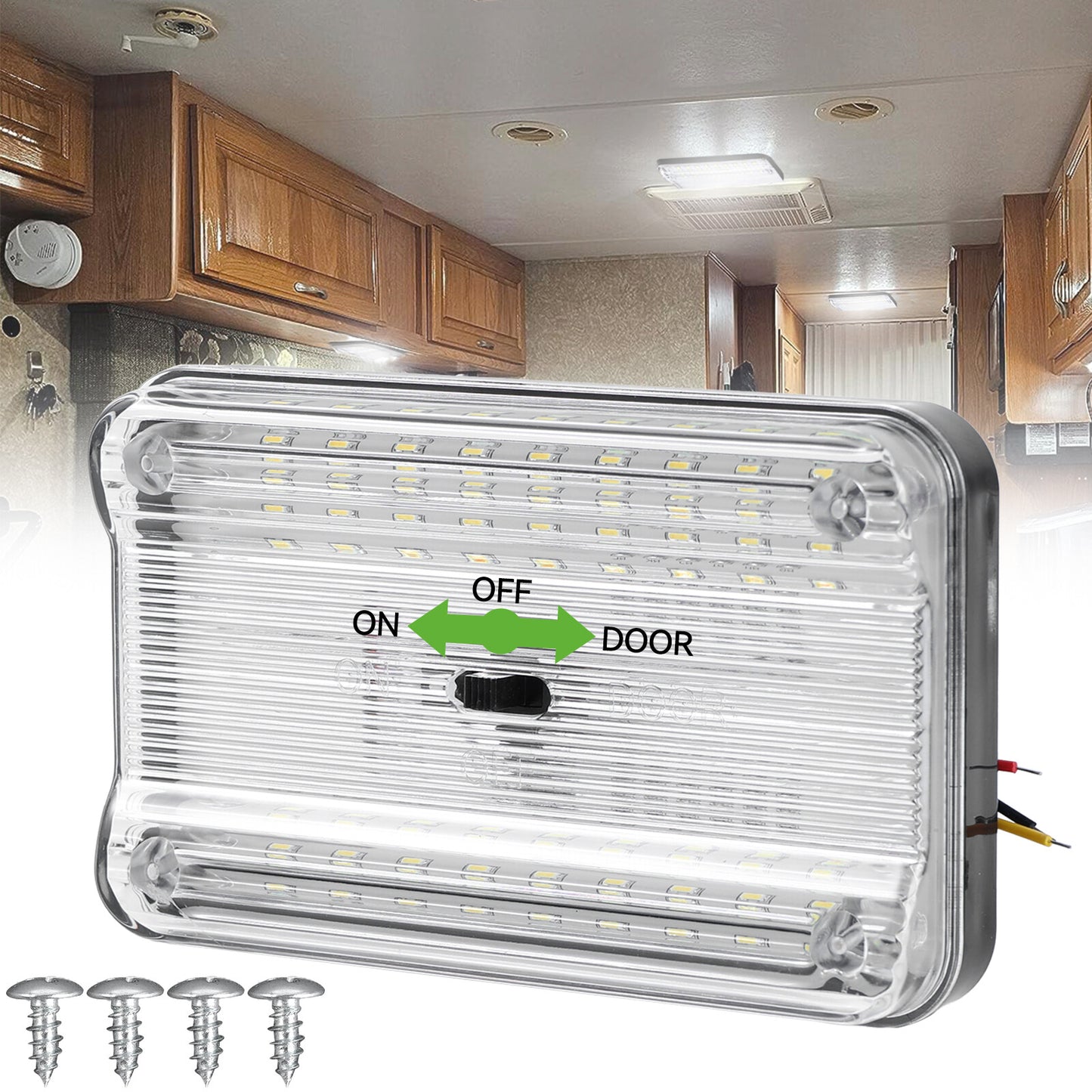 12V 36 LED Car Interior Reading Lights RV Carvan Camper Ceiling Lights Highlight