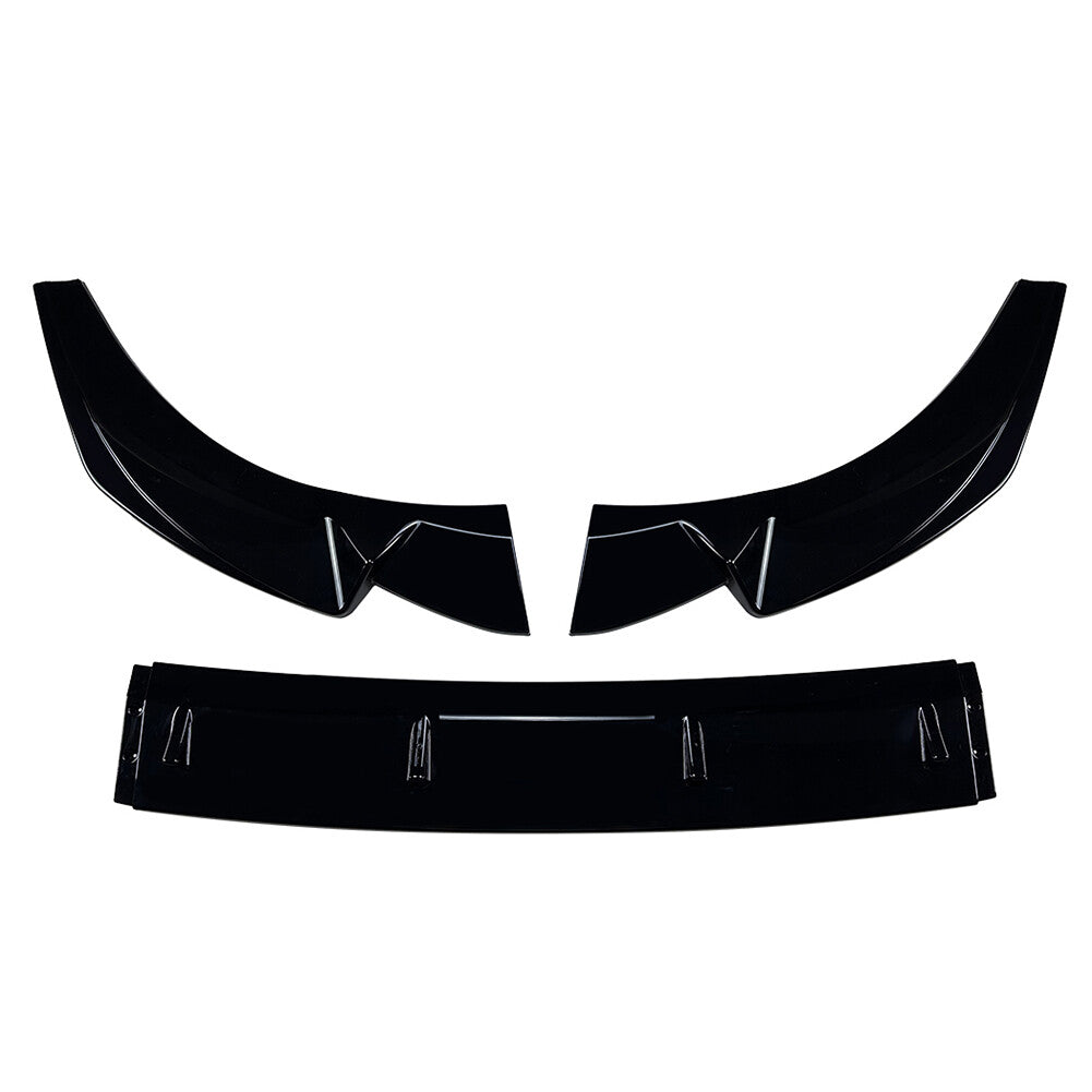 Front Bumper Splitter Spoiler Lip for Audi Q3 F3 Sline 2019-2024