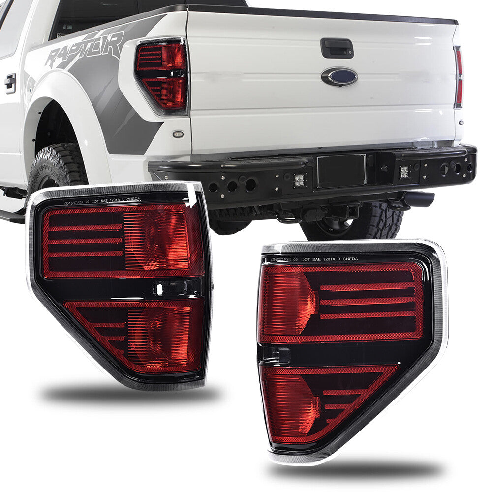 new, suitable for 2009-2014 for Ford F150s. Features include chrome/amber headlights and taillights.