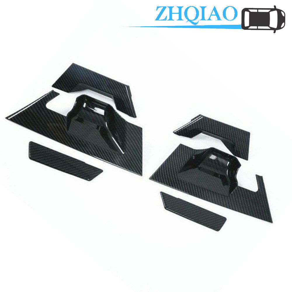 for Toyota CHR C-HR 2016-2021 Carbon Fiber Car Rear Door Handle Bowl Cover Trims