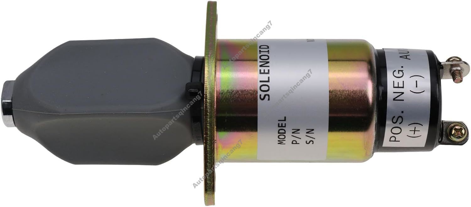 12V Stop Solenoid 1751-12A6U1B1S5 For Kubota 3A 7082 MM Series Diesel Engines