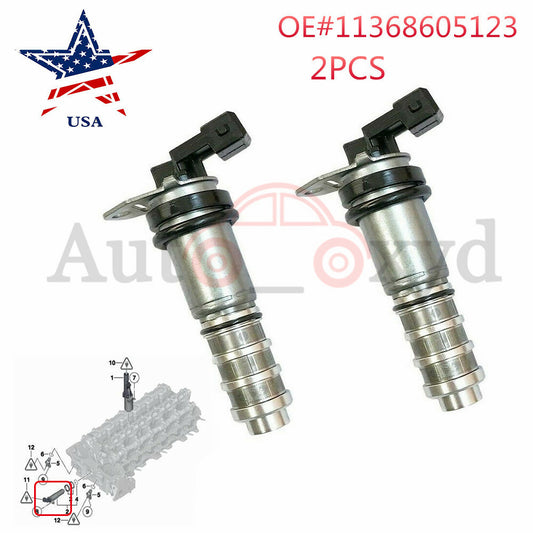 for BMW 335i 535i 550i M3 M5 X3 X5 X6 2PCS VANOS Solenoid Valve 11368605123 USA