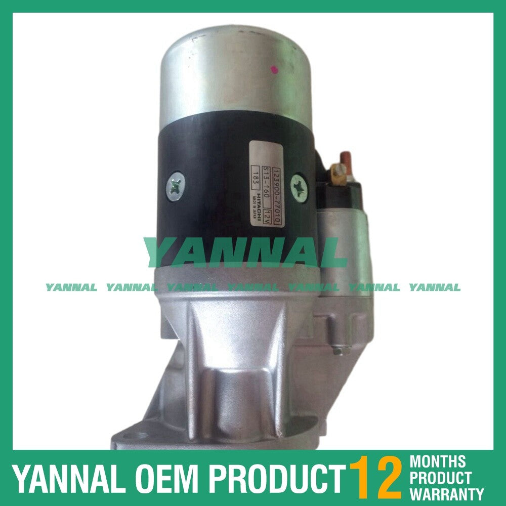Beginner's Motor 123900-77010, suitable for Yanmar 4TNV94 engine parts.