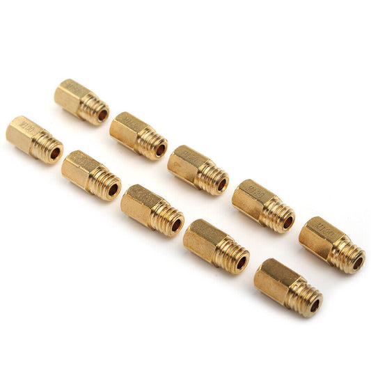 Hex Type Main Jets Kit Set For VM/TM/TMX Carburetor 100 110 120-190 10pcs