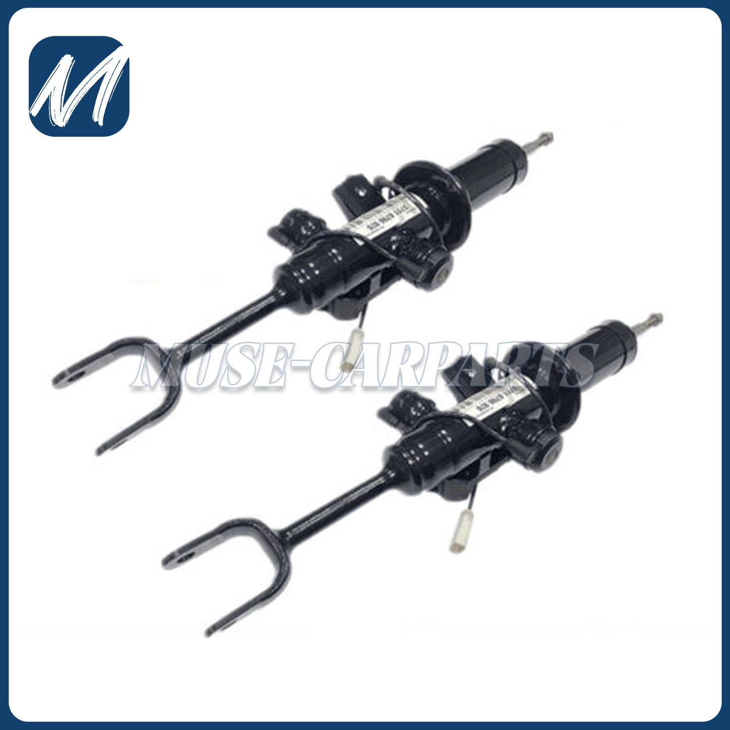 Two-piece front L+R hydraulic spring shock absorber strut assemblies for Infiniti QX56 and QX80 (2011-21-)