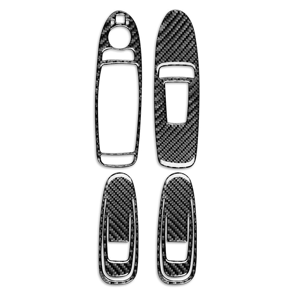 Window Lift Switch Panel Cover Trim for Infiniti JX35 QX60 2013-2016 LHD Black