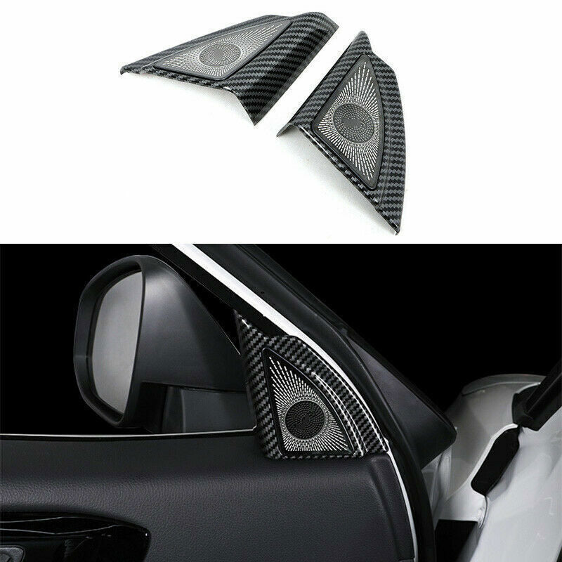 for Toyota Highlander 2020-2023 Carbon Fiber A Post Front Triangle Cover Trim2