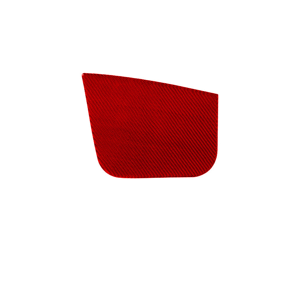 Red Carbon Fiber Passenger dashboard Panel Trim Cover for Porsche 718 2016-2022