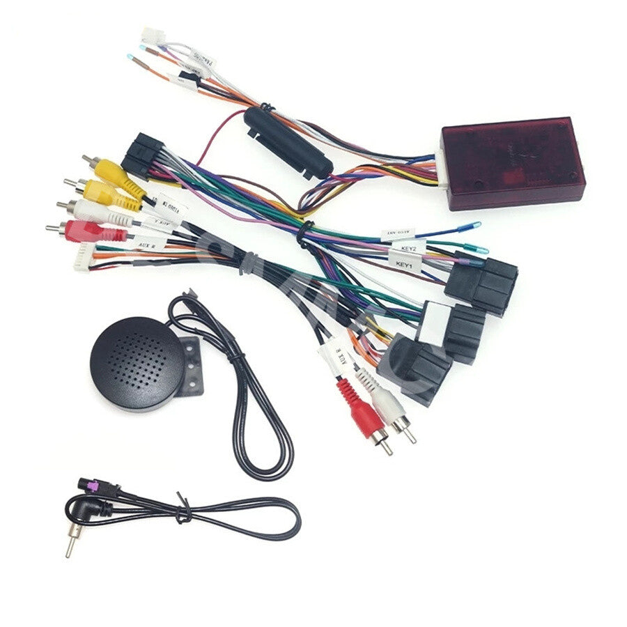 16 Pin Radio Wiring Harness Connector Adaptor Fit for Chevrolet Tahoe 2007-2014