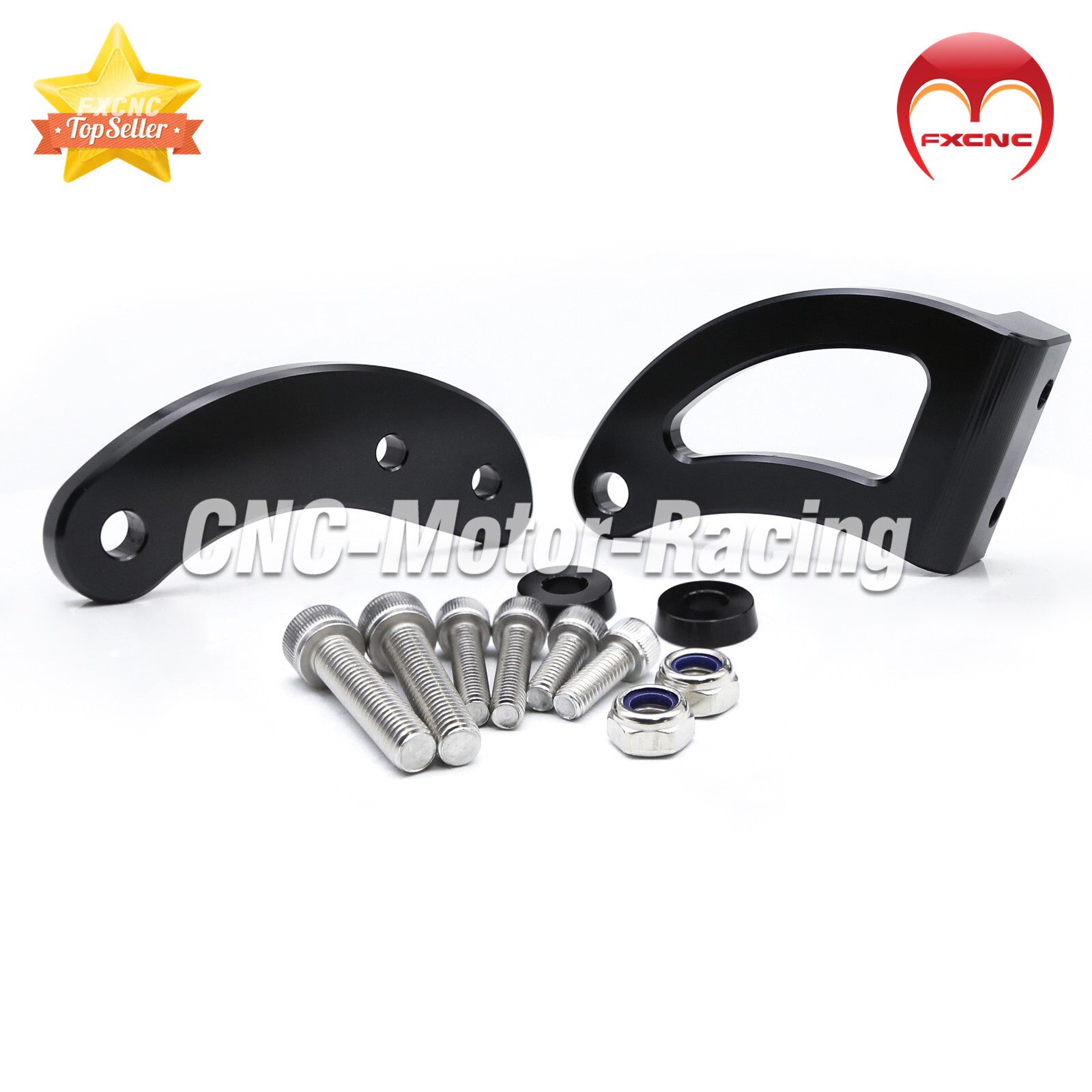 CNC Black Steering Damper Bracket Mounting Kit for Dualtron Victor Thunder DT3