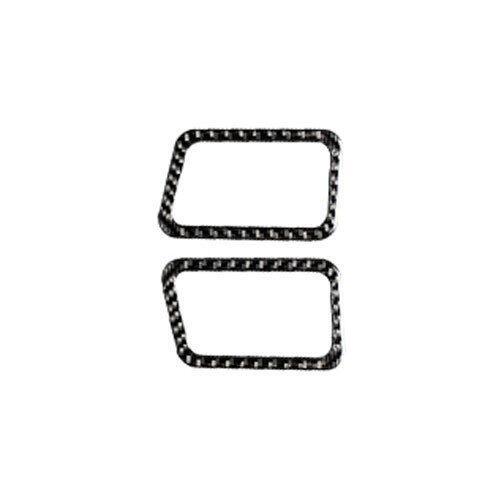 Real Carbon Fiber Instrument LR Air Outlet Vent Trim for Subaru Forester 14-18