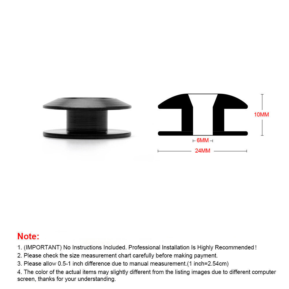 Multi-Color Quick Release Fasteners Bumper Trunk Fender Hatch Lids Kit Aluminum