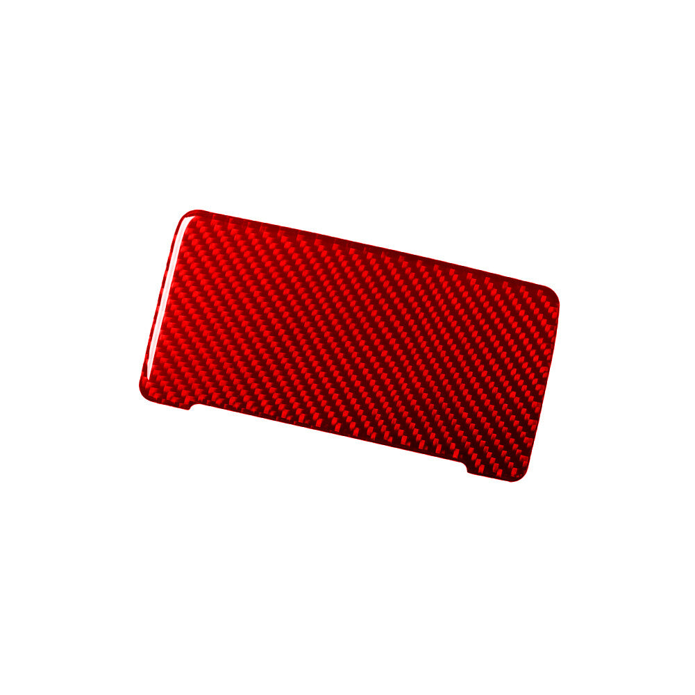 Red Carbon Fiber Inner Overhead Console Cover Trim for Hyundai Azera 2006-2011