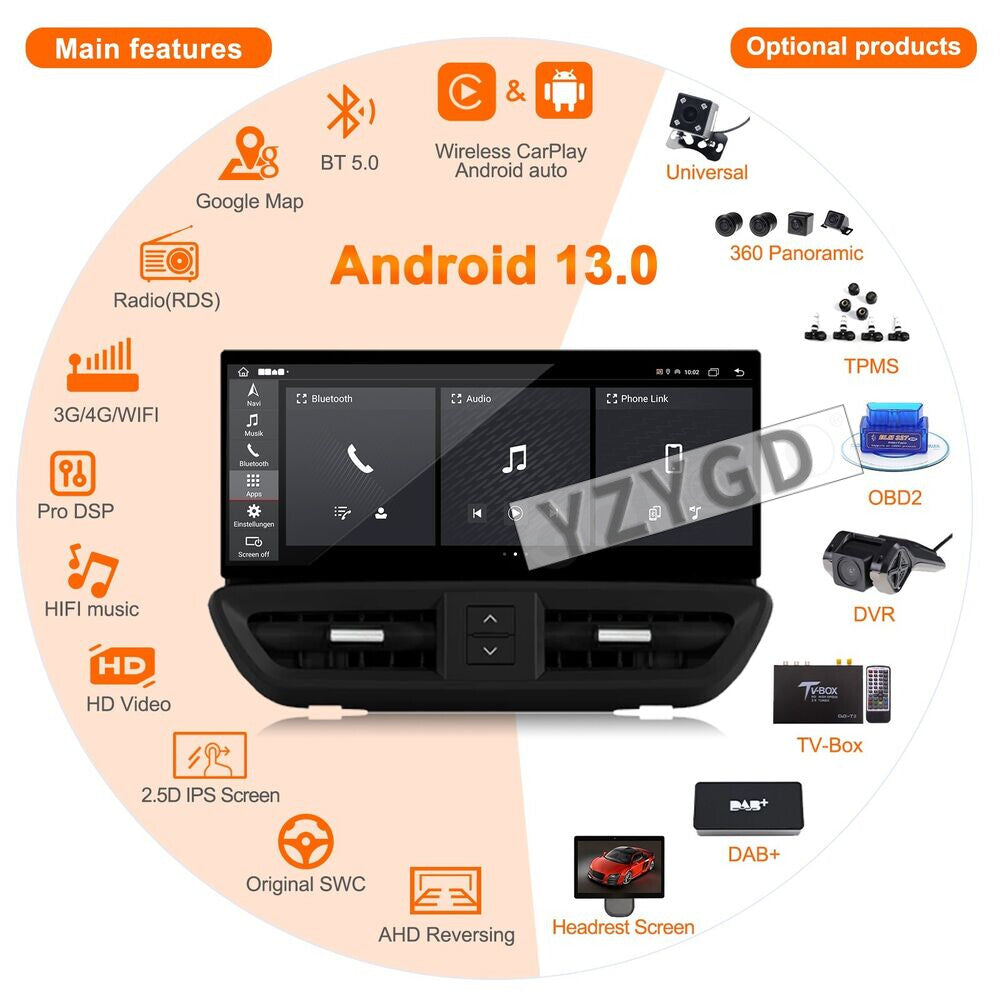 Android CarPlay Car Radio for Porsche for Cayenne 2010-2017 Stereo Receiver 128GB