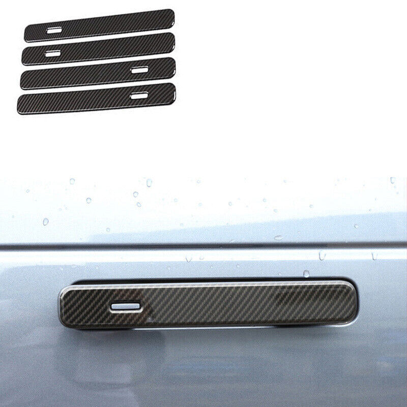 for Range Rover Velar 17-2021 Carbon Fiber Exterior Side Door Handle Cover Trim