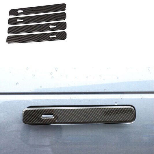for Range Rover Velar 17-2021 Carbon Fiber Exterior Side Door Handle Cover Trim