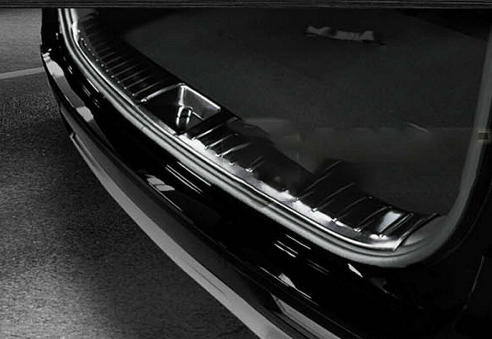 for KIA Carnival 2021-23 Black Steel Molding Plate Door Sill Scuff Trim Kit 16x