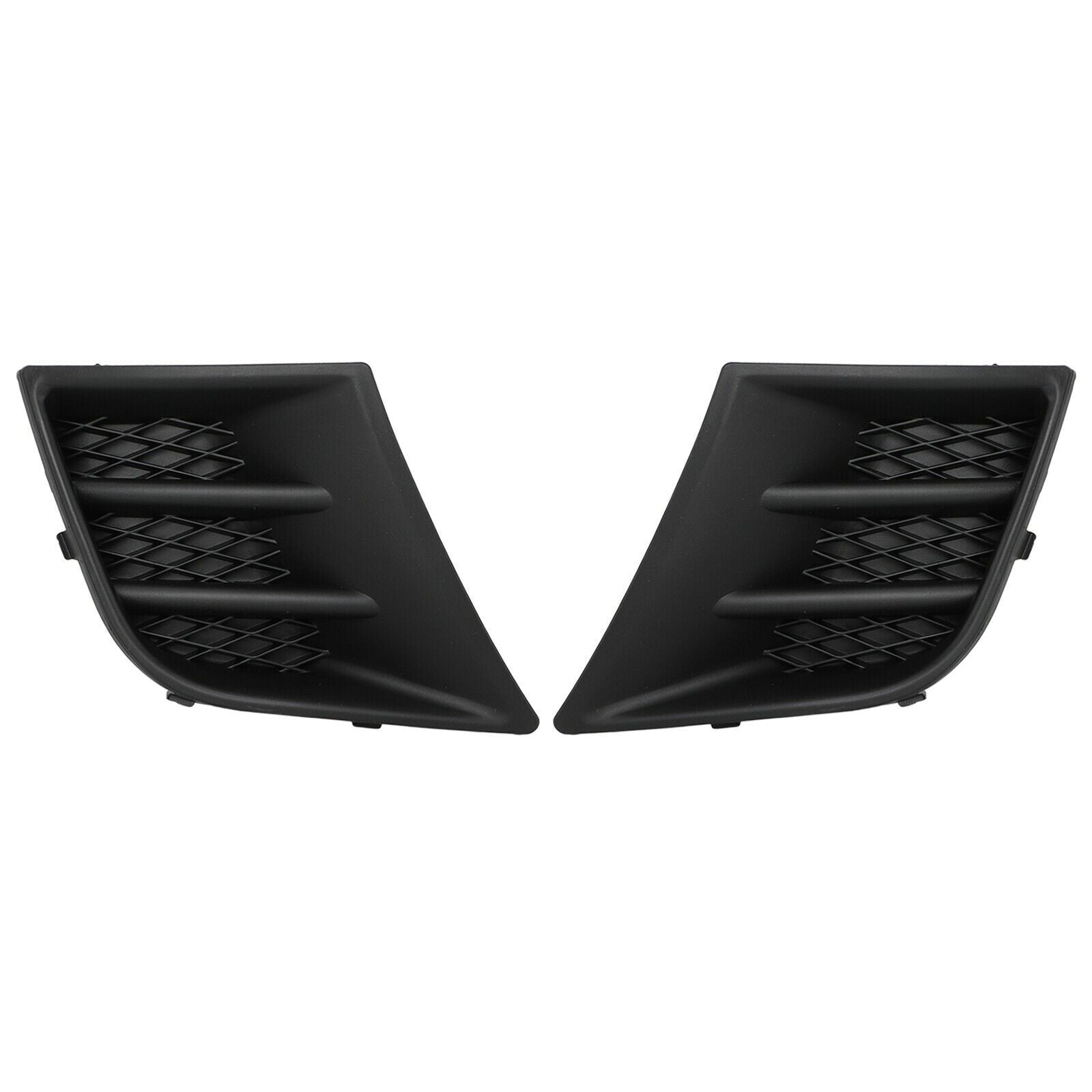 Front bumper fog grille cover without light holes is suitable for 2009-12 for Peugeot 107 (Right + Left -).