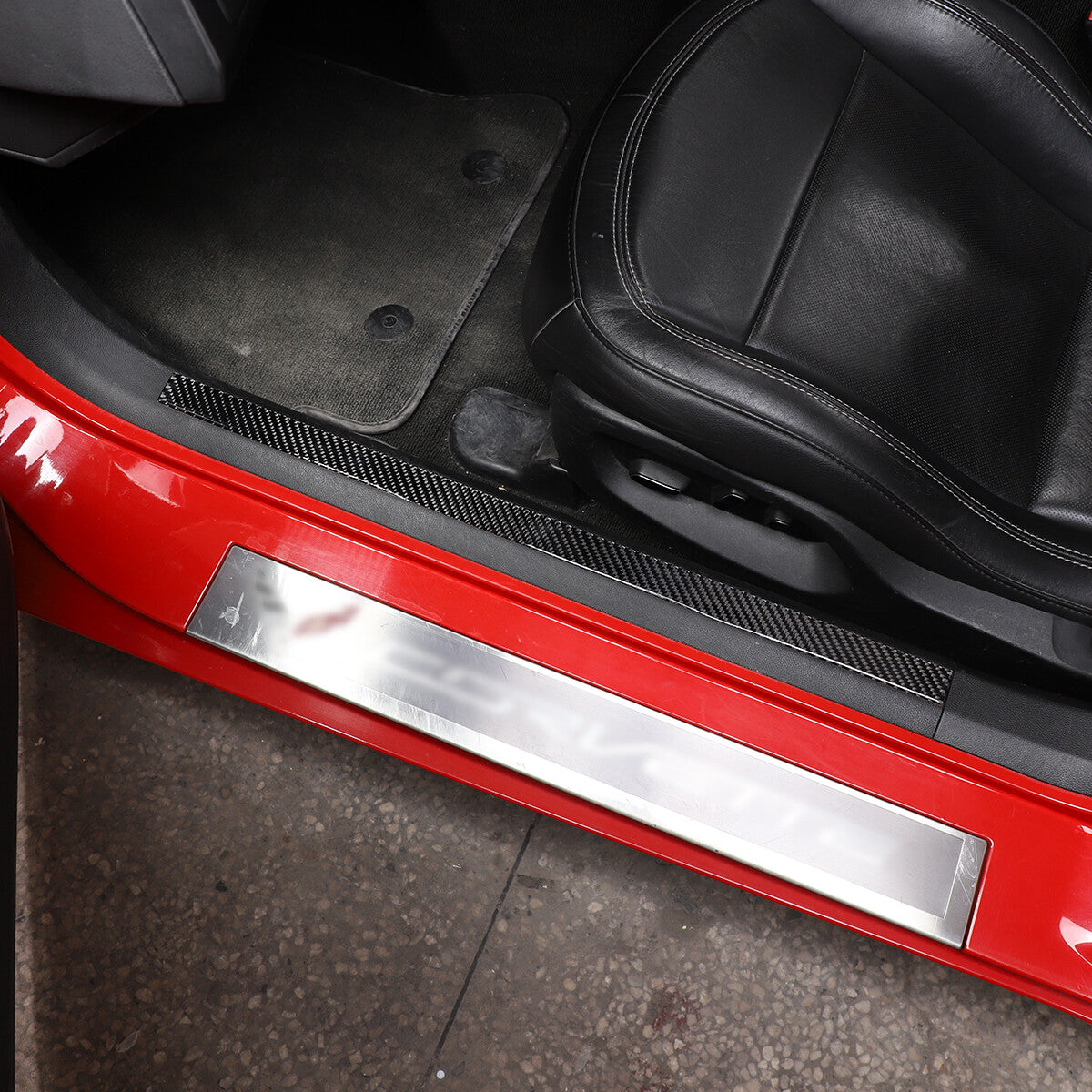 Crew Max Cab Stainless Steel Silver Pillar Trim for Toyota Tendera 2007 - 2021