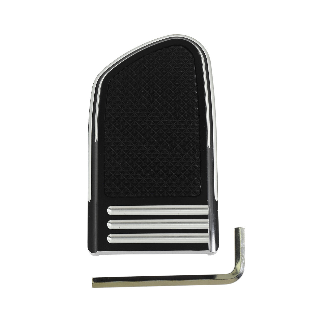 Large Black Brake Pedal Pad Fit for Harley Touring 1980-2018 Softail FL 1986-17
