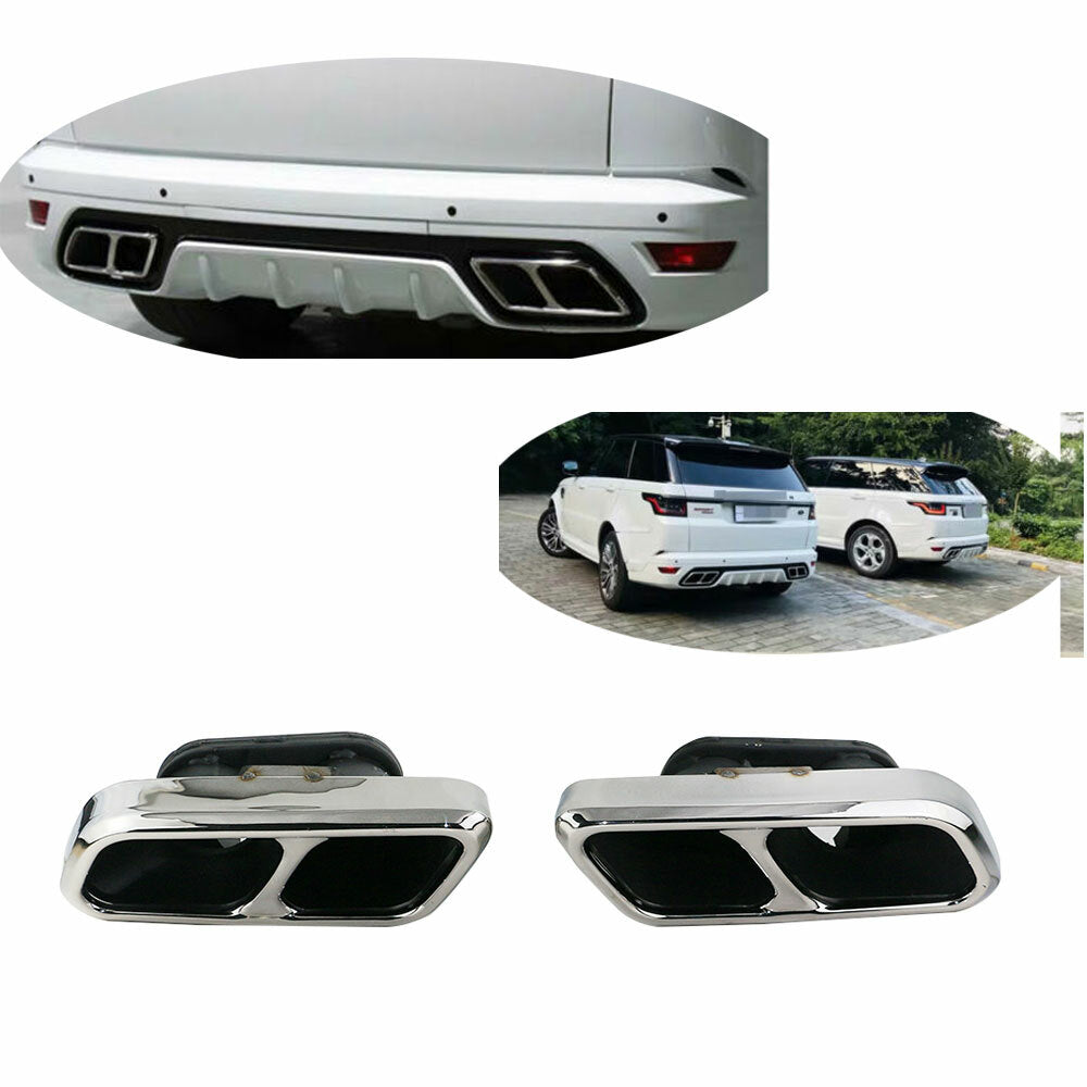 2PCS Replace Exhaust Tips for Land Rover for Range Rover Sport SVR 2014-2021