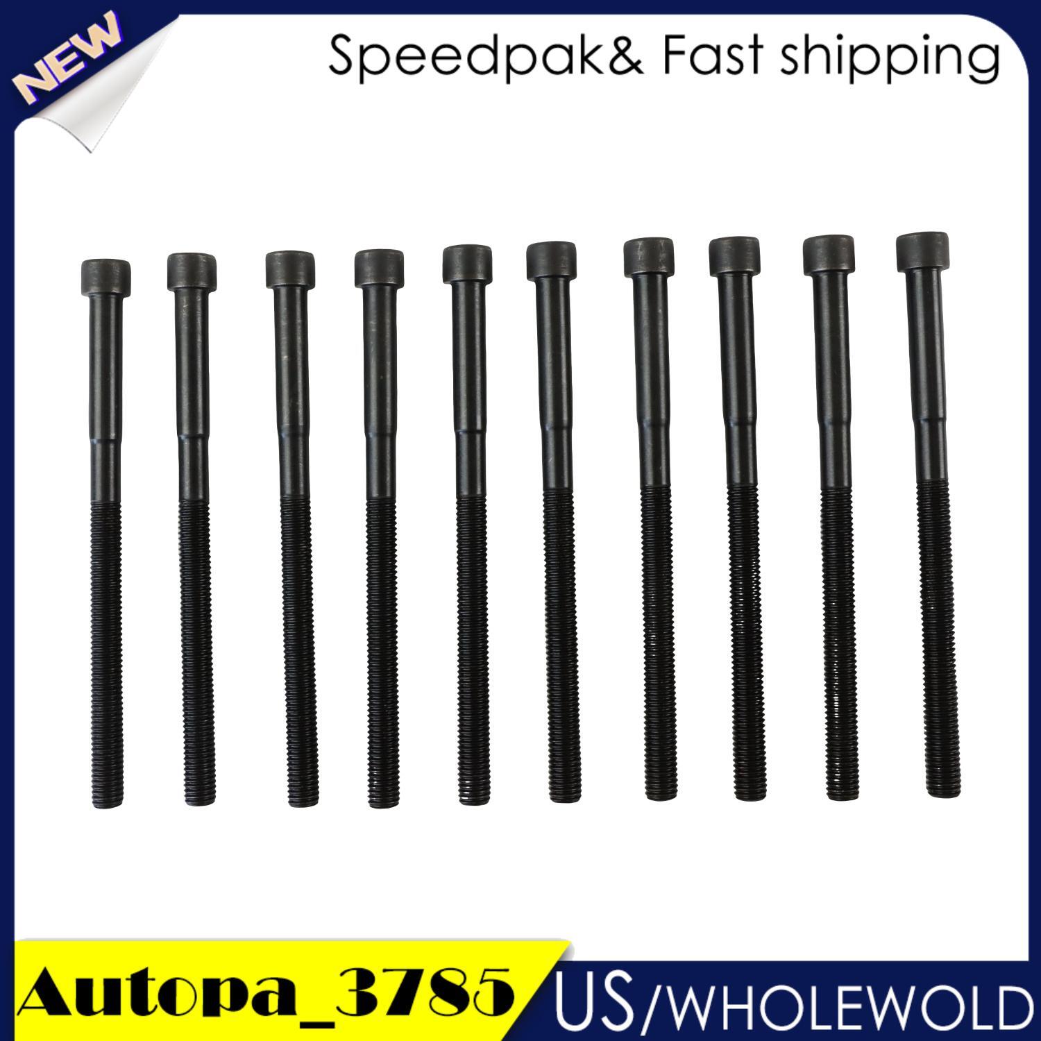 10PCS Head Bolt for Hyundai 22321-2B700 Engine Cylinder G4FG