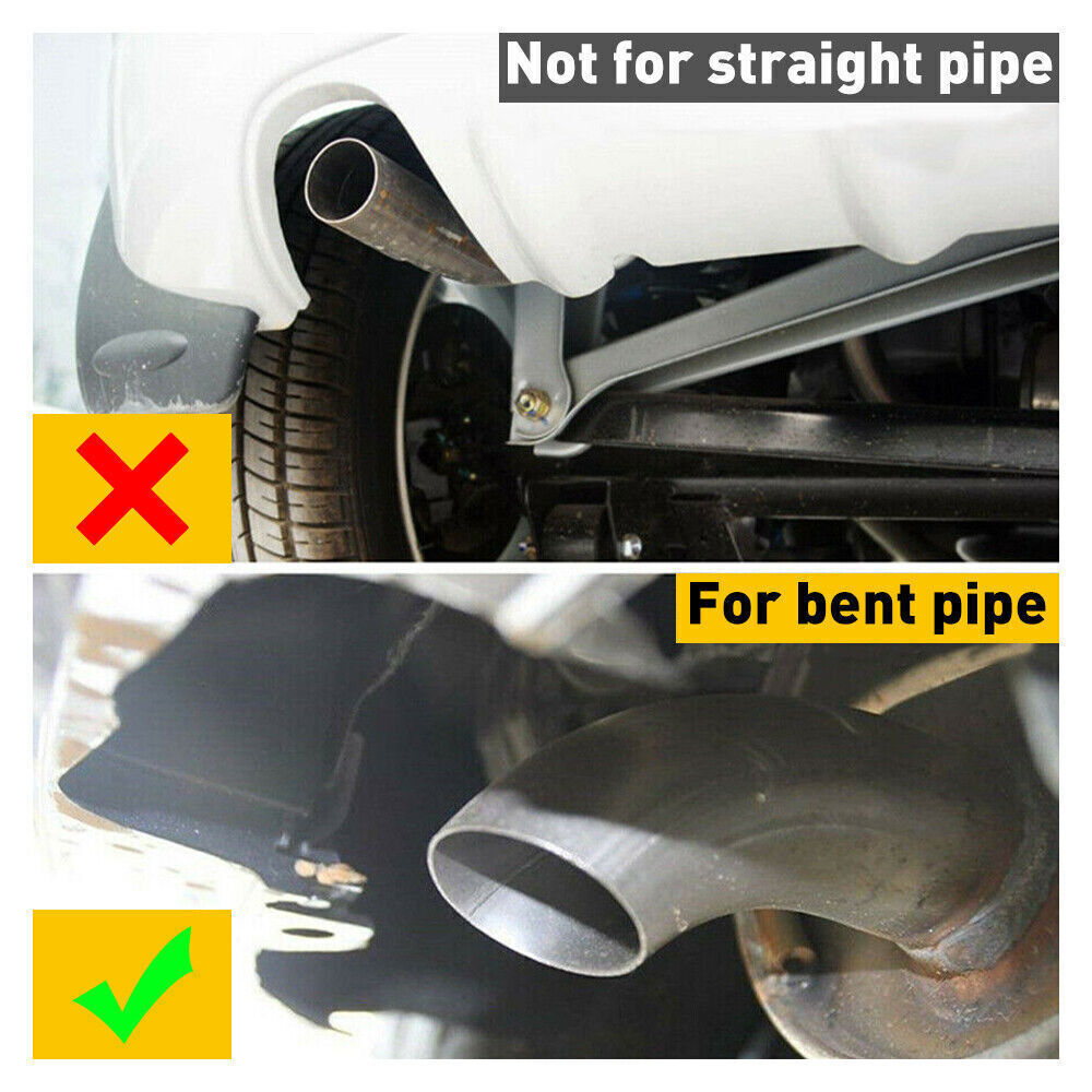 1PCS BlueSilver Rear Exhaust Muffler Tip End Pipe for Toyota Highlander 14-2019